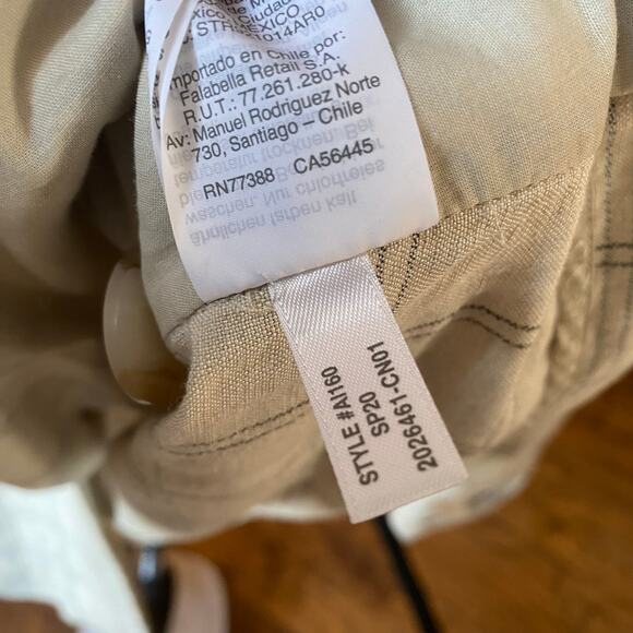 Madewell Dorset Blazer Womens Jacket Windowpane Plaid Linen Size Small - Picture 7 of 9